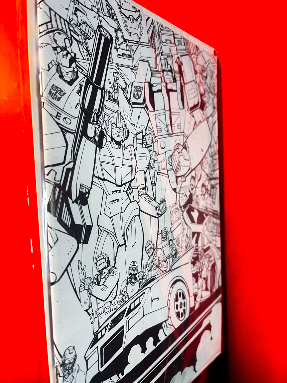 Spine of M.A.S.K #1 | Tom Reilly Cover
