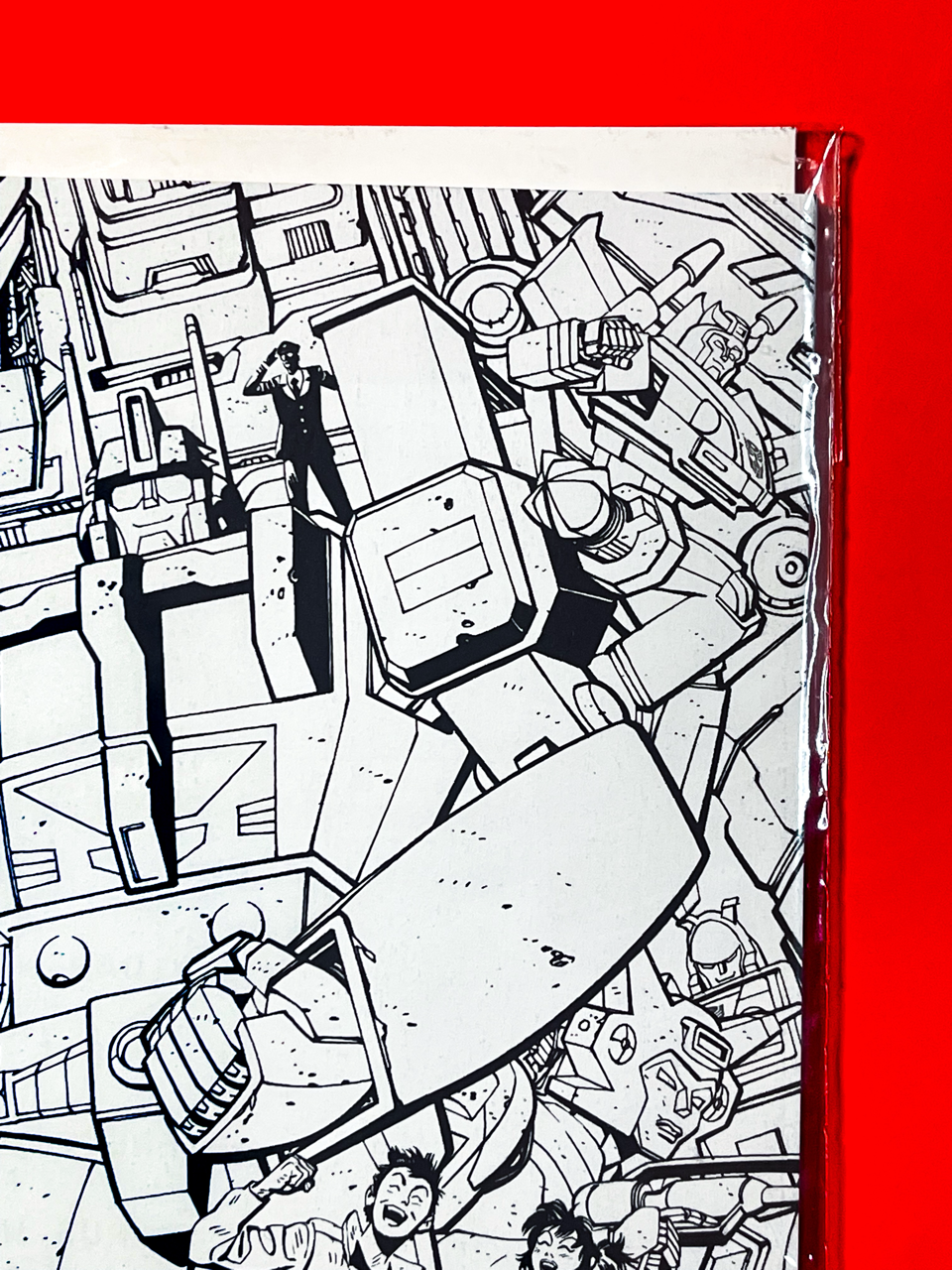 Top right corner of M.A.S.K #1 | Tom Reilly Cover