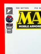 Top left corner of M.A.S.K #1