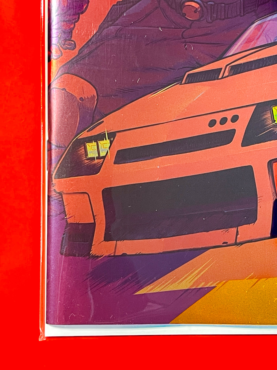 Bottom left corner of M.A.S.K #1 | Pye Parr Cover