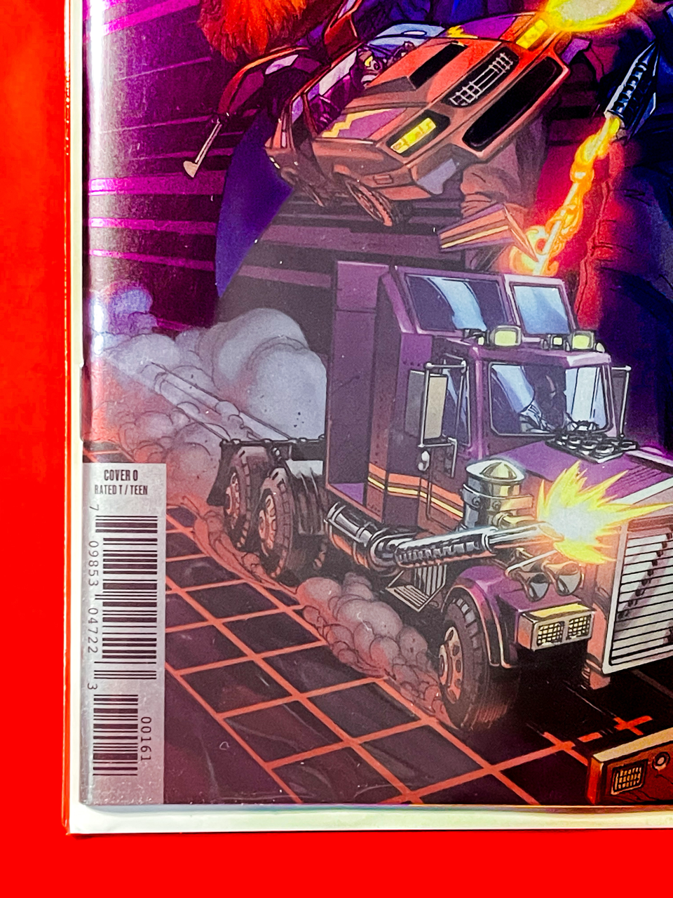Bottom left corner of M.A.S.K #1 | J. Scott Campbell & Sabine Rich Cover