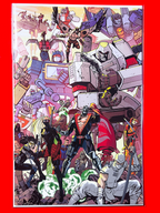 Main Cover of Transformers #33 | Tom Reilly & Adriano Lucas Cover