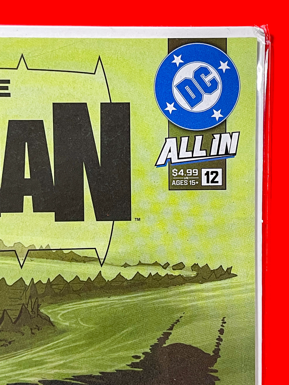Top right corner of Absolute Batman #12 | Nick Dragotta & Frank Martin Cover