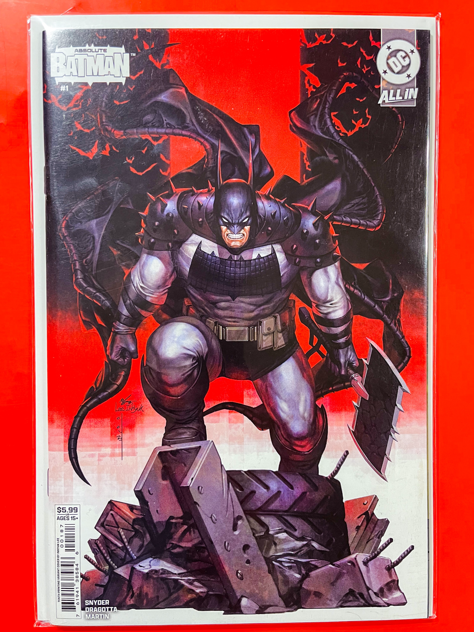 Main Cover of Absolute Batman #1 | InHyuk Lee Cover