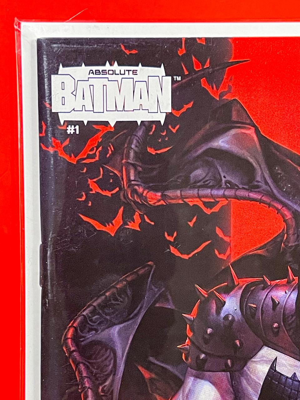 Top left corner of Absolute Batman #1 | InHyuk Lee Cover