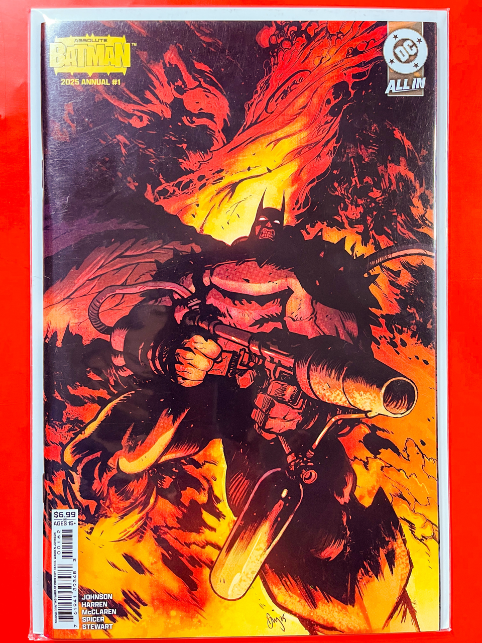 Main Cover of Absolute Batman Annual #1 | Daniel Warren Johnson Cover