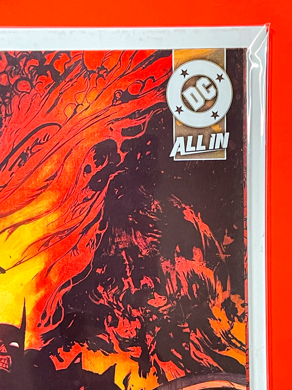 Top right corner of Absolute Batman Annual #1 | Daniel Warren Johnson Cover