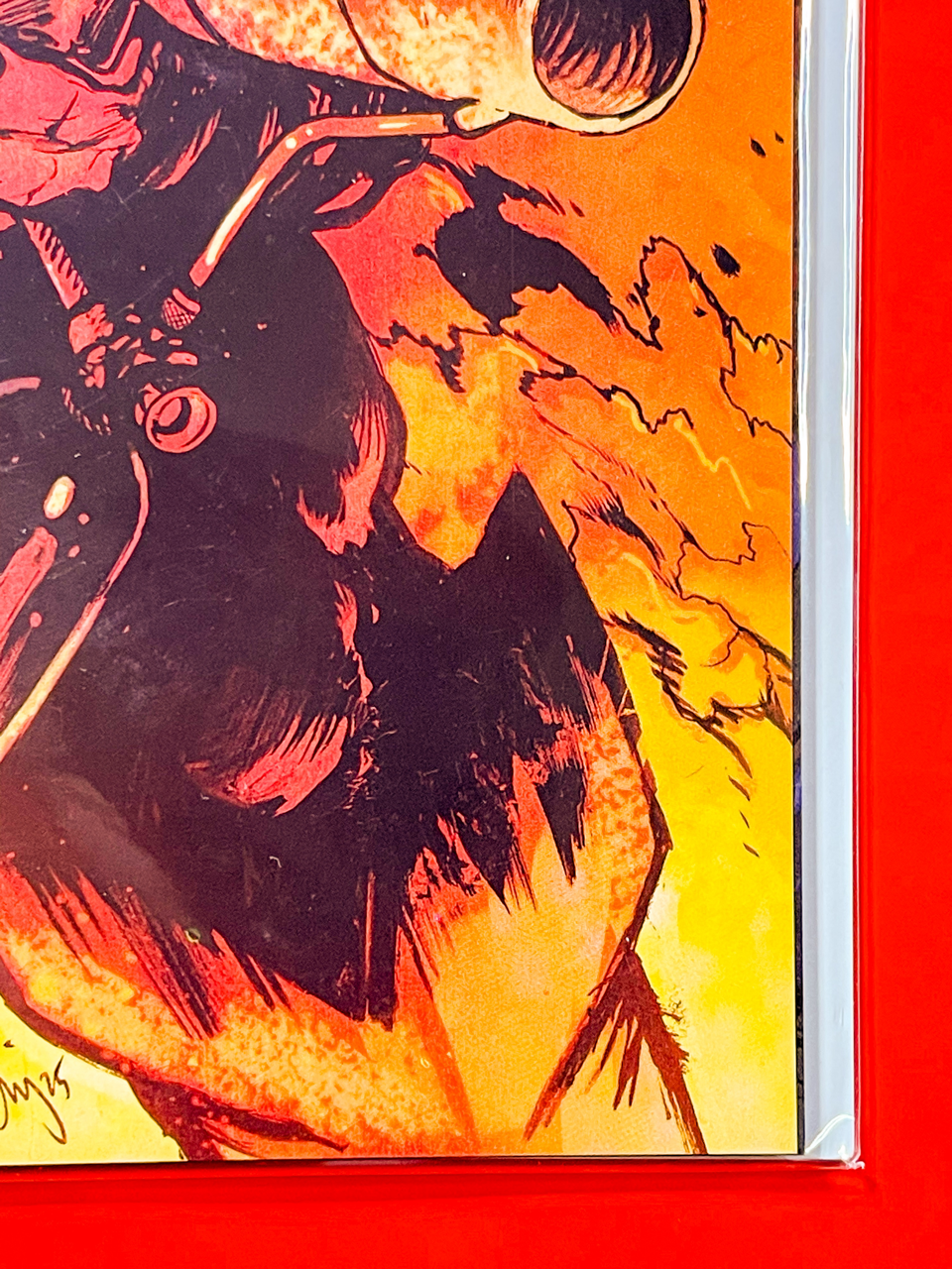 Bottom right corner of Absolute Batman Annual #1 | Daniel Warren Johnson Cover