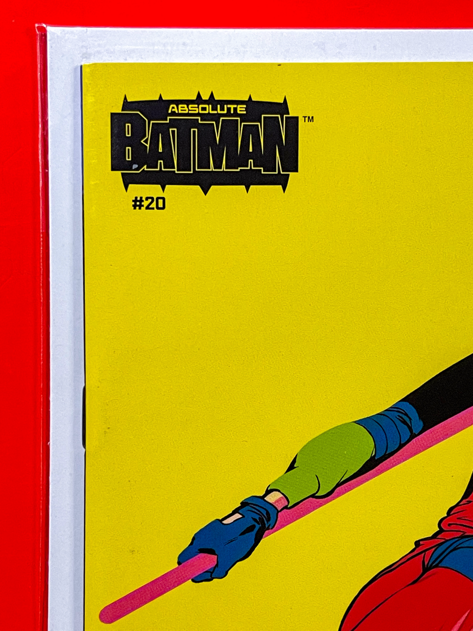 Top left corner of Absolute Batman #20 | Javier Rodriguez Cover