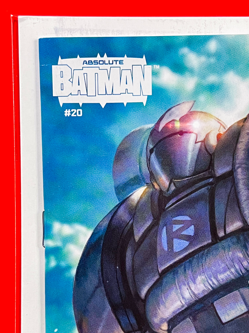 Top left corner of Absolute Batman #20 | Kyuyong Eom Cover