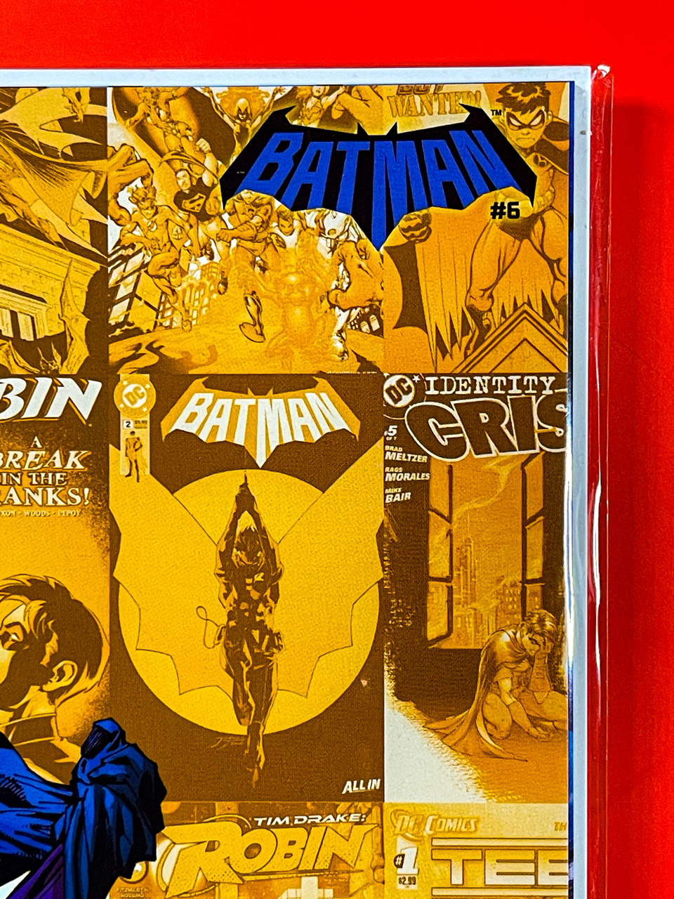 Top right corner of Batman #6 | Jim Lee & Scott Williams & Alex Sinclair Cover