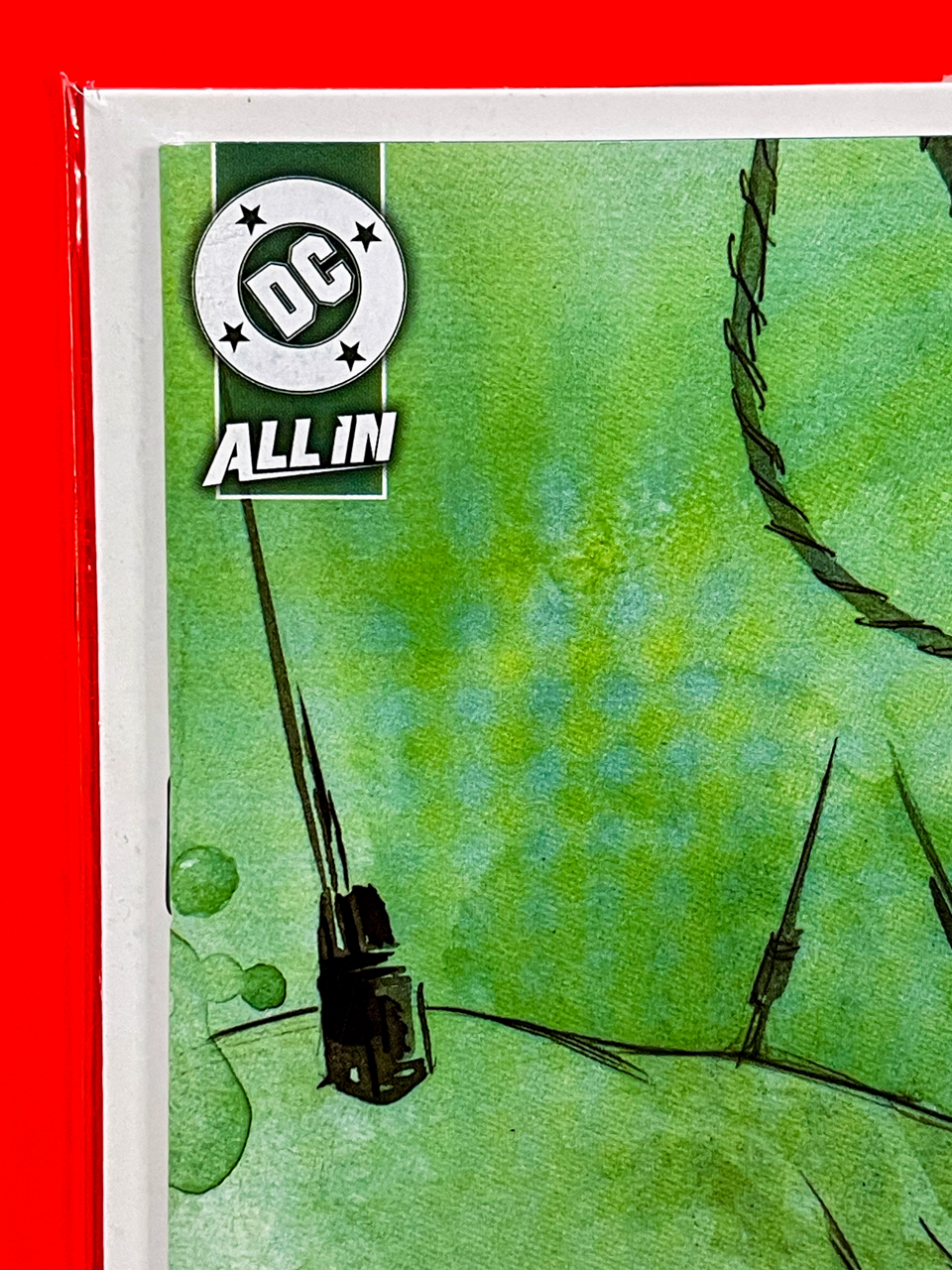 Top left corner of Batman #7 | Dustin Nguyen Cover