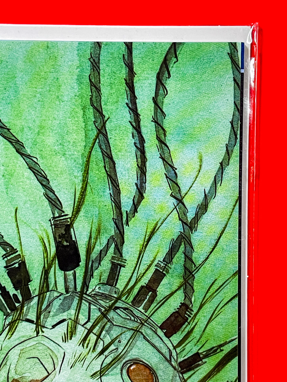 Top right corner of Batman #7 | Dustin Nguyen Cover