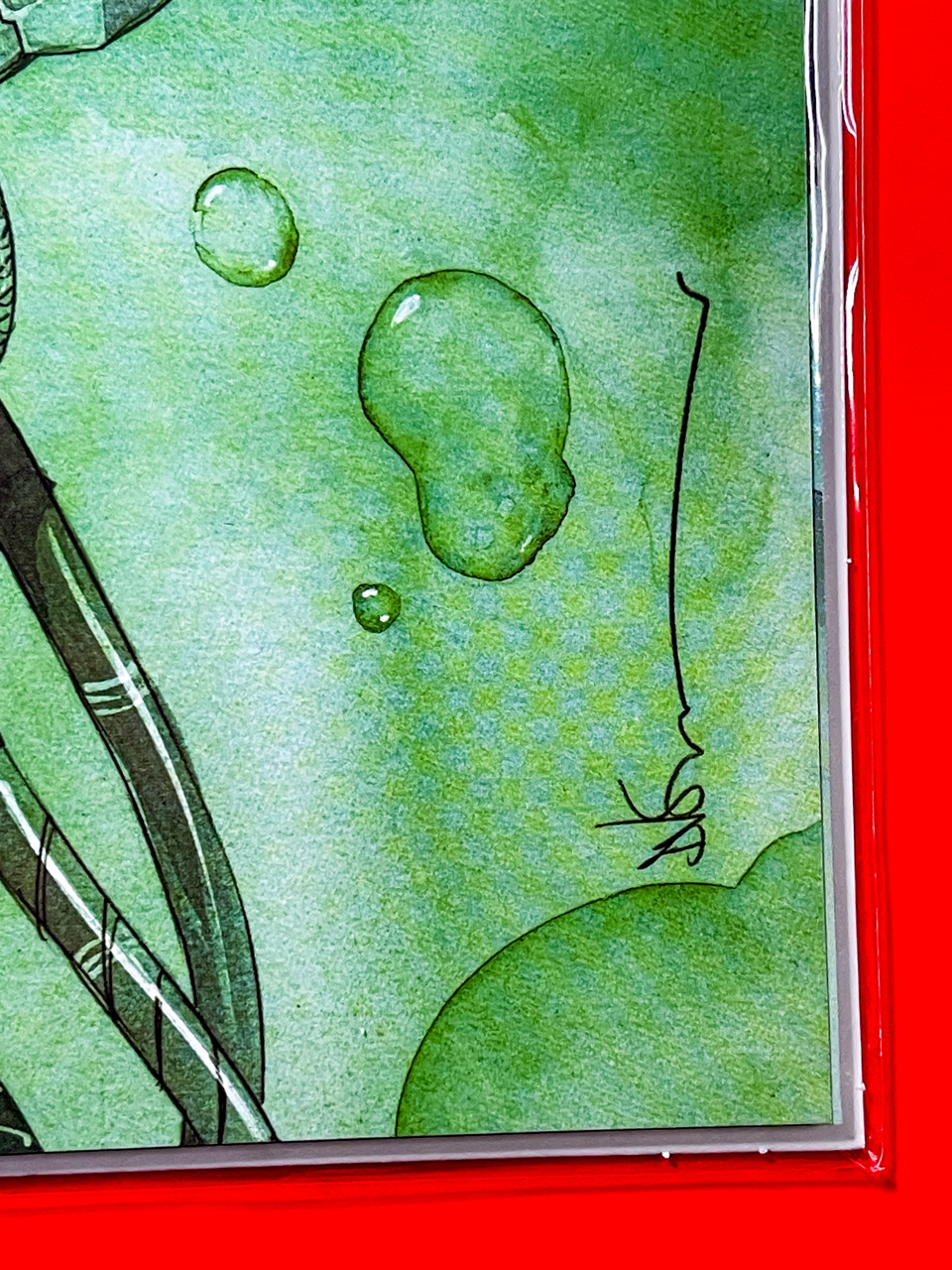 Bottom right corner of Batman #7 | Dustin Nguyen Cover