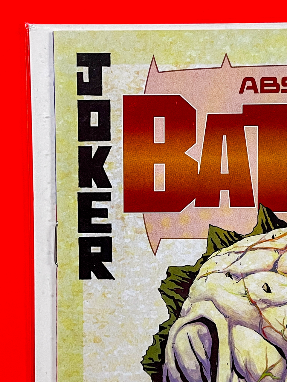 Top left corner of Absolute Batman #15 | Nick Dragotta & Frank Martin Cover