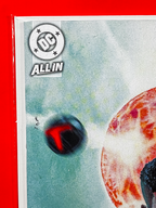 Top left corner of Justice League Unlimited #15 | Kevin Wada Cover