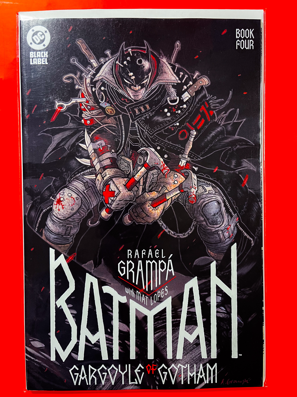 Main Cover of Batman: Gargoyle of Gotham #4 | Rafael Grampa Cover