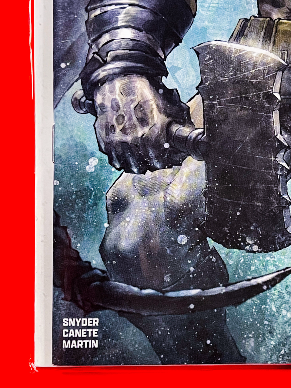 Bottom left corner of Absolute Batman #18 | Alan Quah Cover