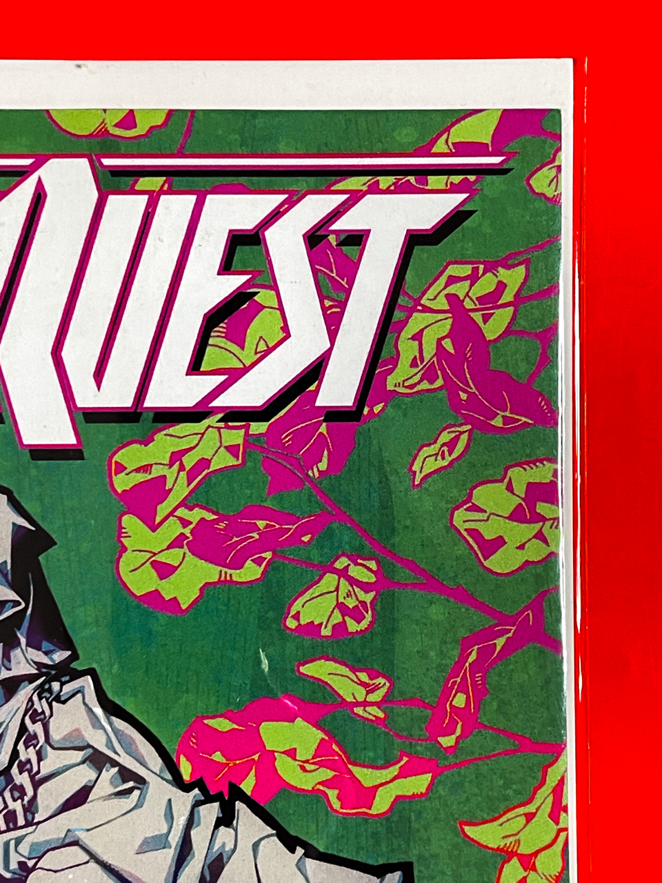 Top right corner of Doomquest #1 | Rose Besch Cover