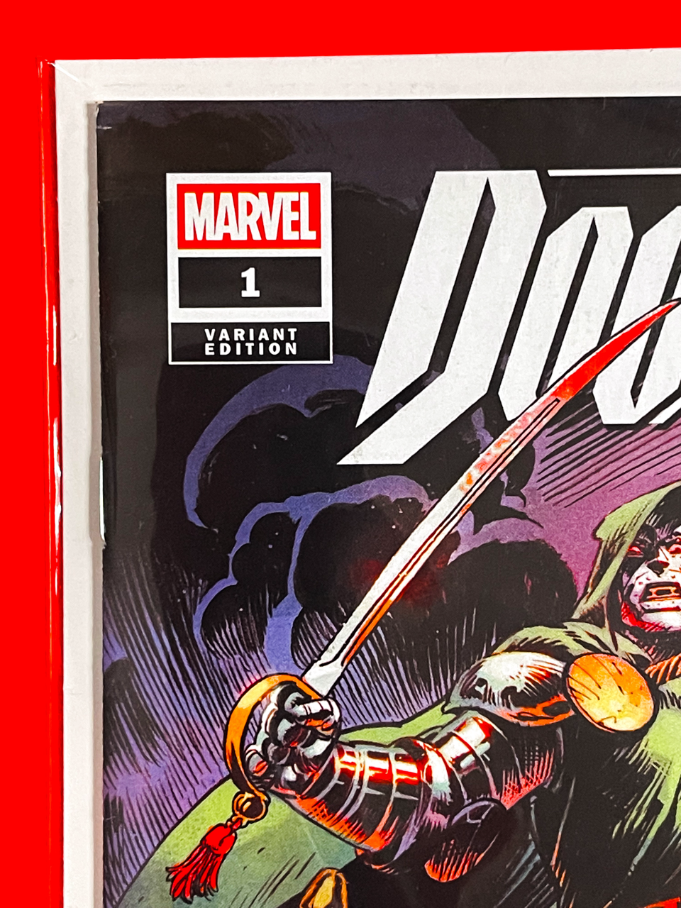 Top left corner of Doomquest #1 | Nic Klein Cover