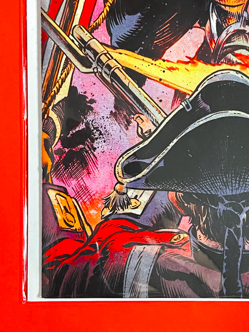 Bottom left corner of Doomquest #1 | Nic Klein Cover