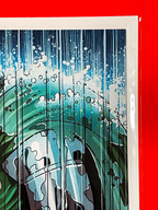 Top right corner of Doomquest #1 | John Romita Jr. Cover