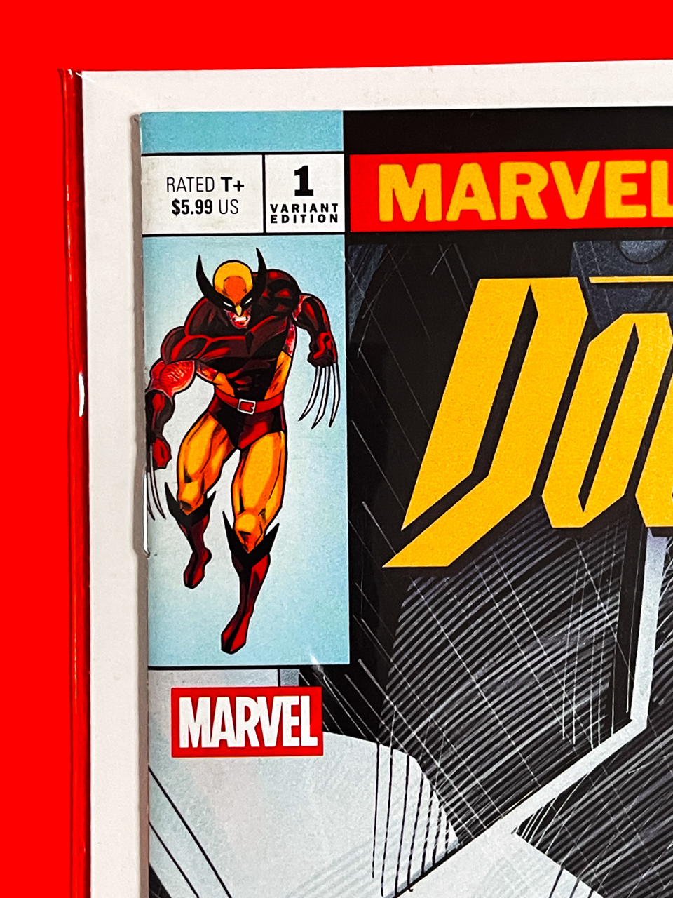 Top left corner of Doomquest #1 | Luciano Vecchio Cover