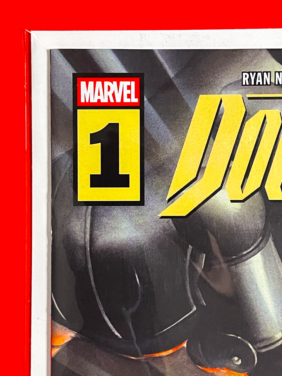 Top left corner of Doomquest. #1 | Alex Ross Cover