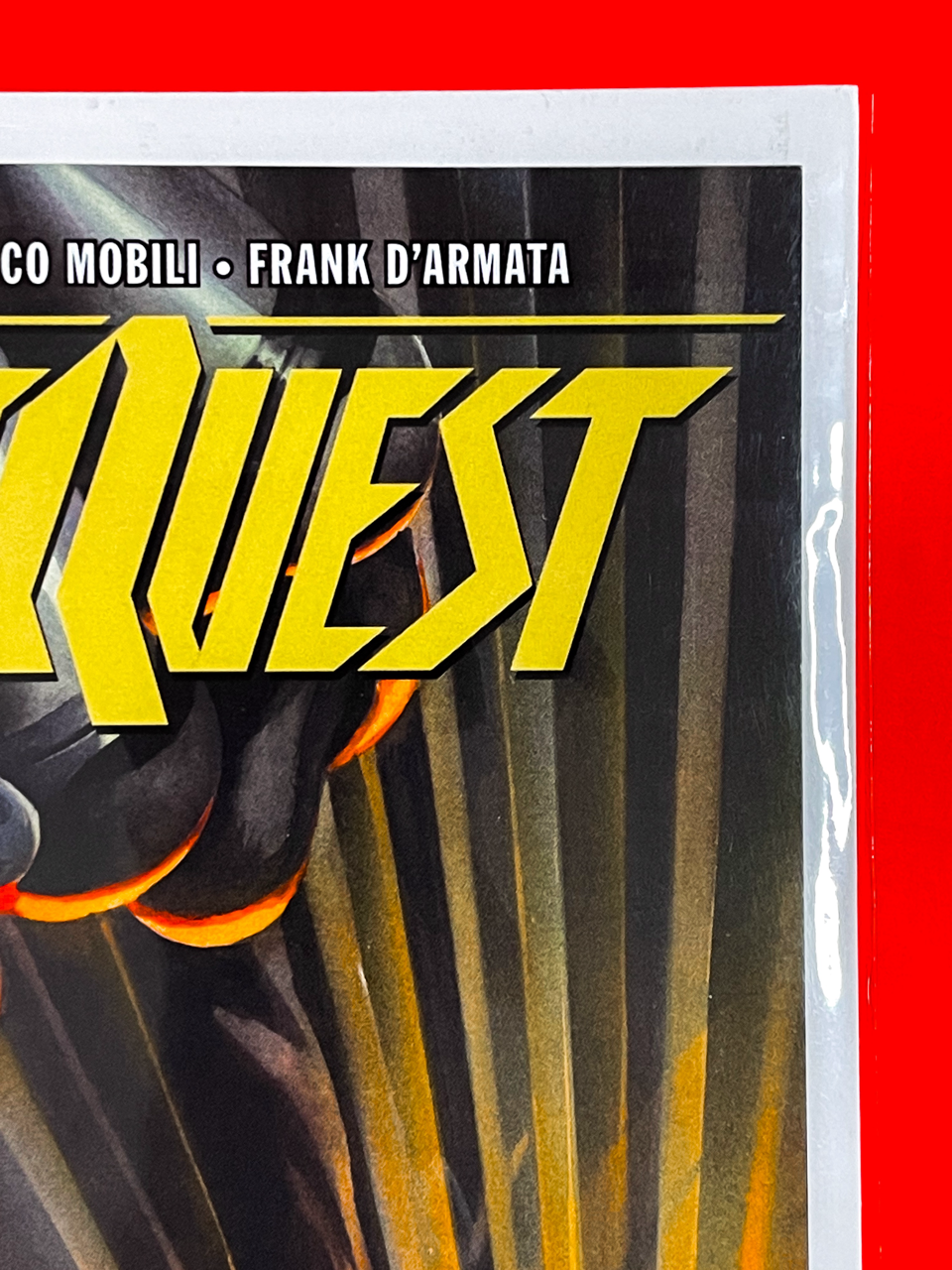 Top right corner of Doomquest. #1 | Alex Ross Cover