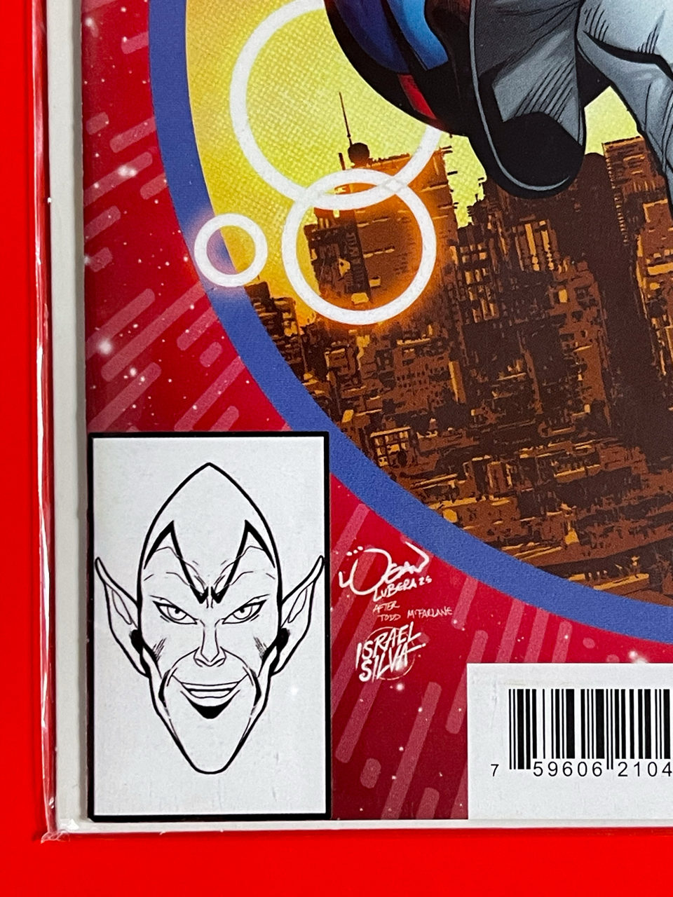 Bottom left corner of All New Venom #6 | Logan Lubera Cover