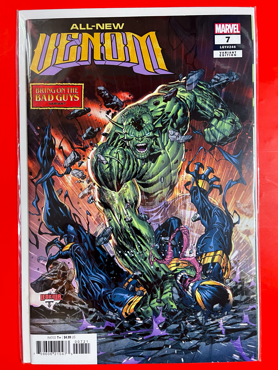 Main Cover of All New Venom #7 | Ken Lashley Cover