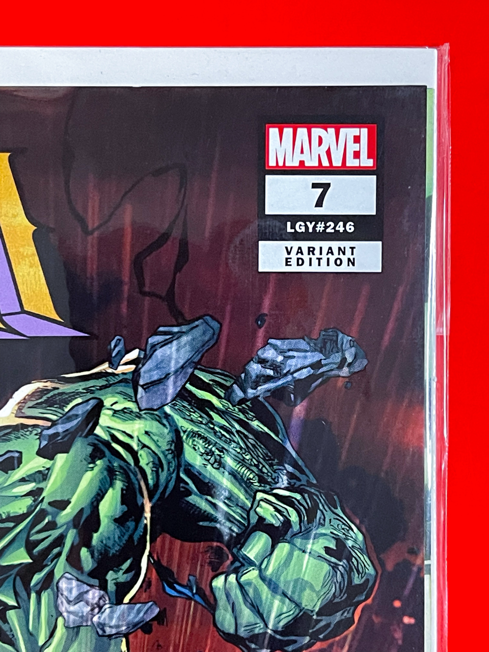 Top right corner of All New Venom #7 | Ken Lashley Cover