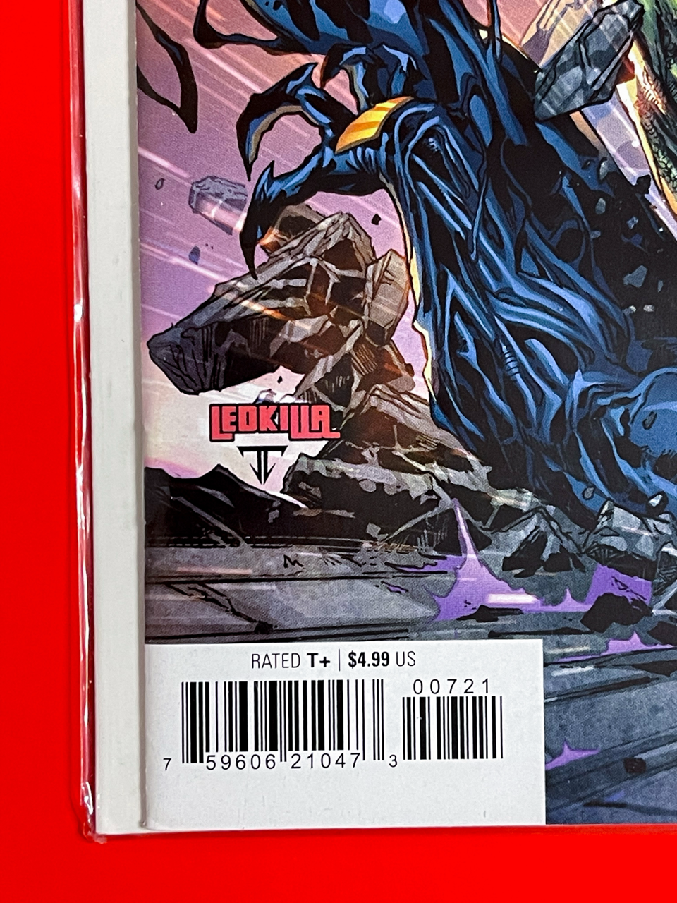 Bottom left corner of All New Venom #7 | Ken Lashley Cover