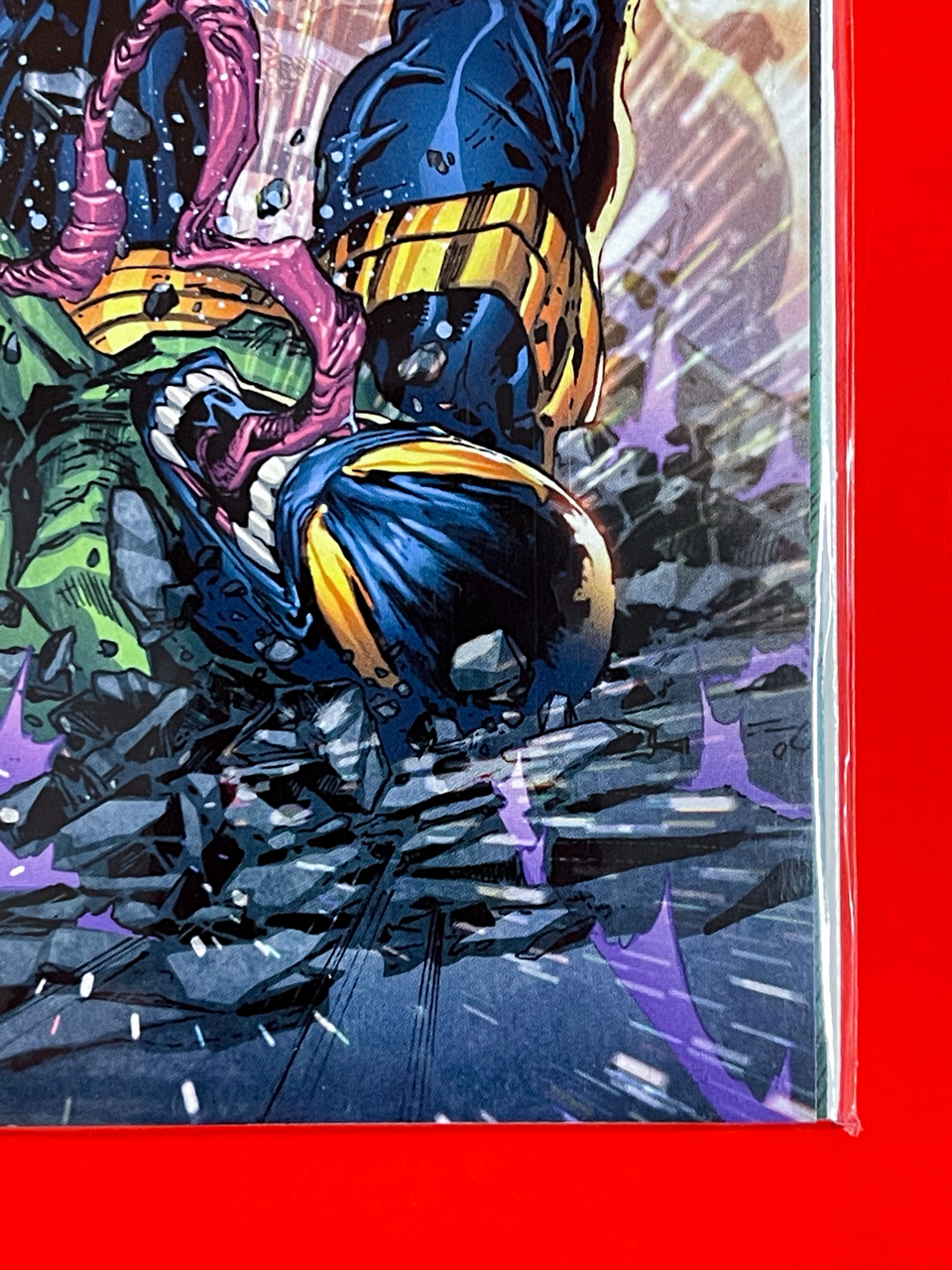 Bottom right corner of All New Venom #7 | Ken Lashley Cover