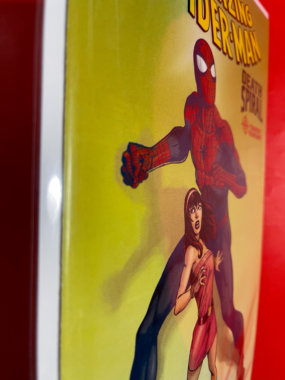 Spine of The Amazing Spider-Man #24 | Mark Bagley Cover