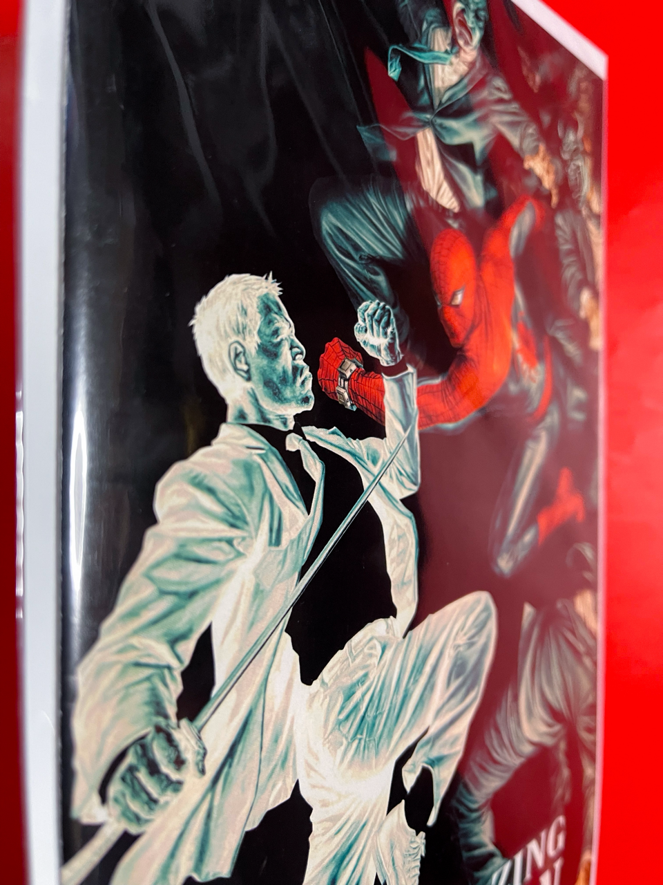 Spine of The Amazing Spider-Man #28 | Lee Bermejo Cover