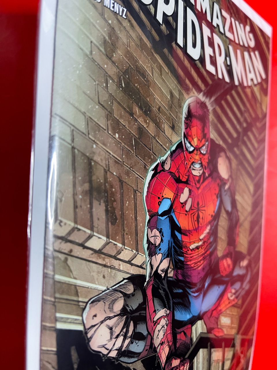Spine of The Amazing Spider-Man #28 | Cory Smith Cover