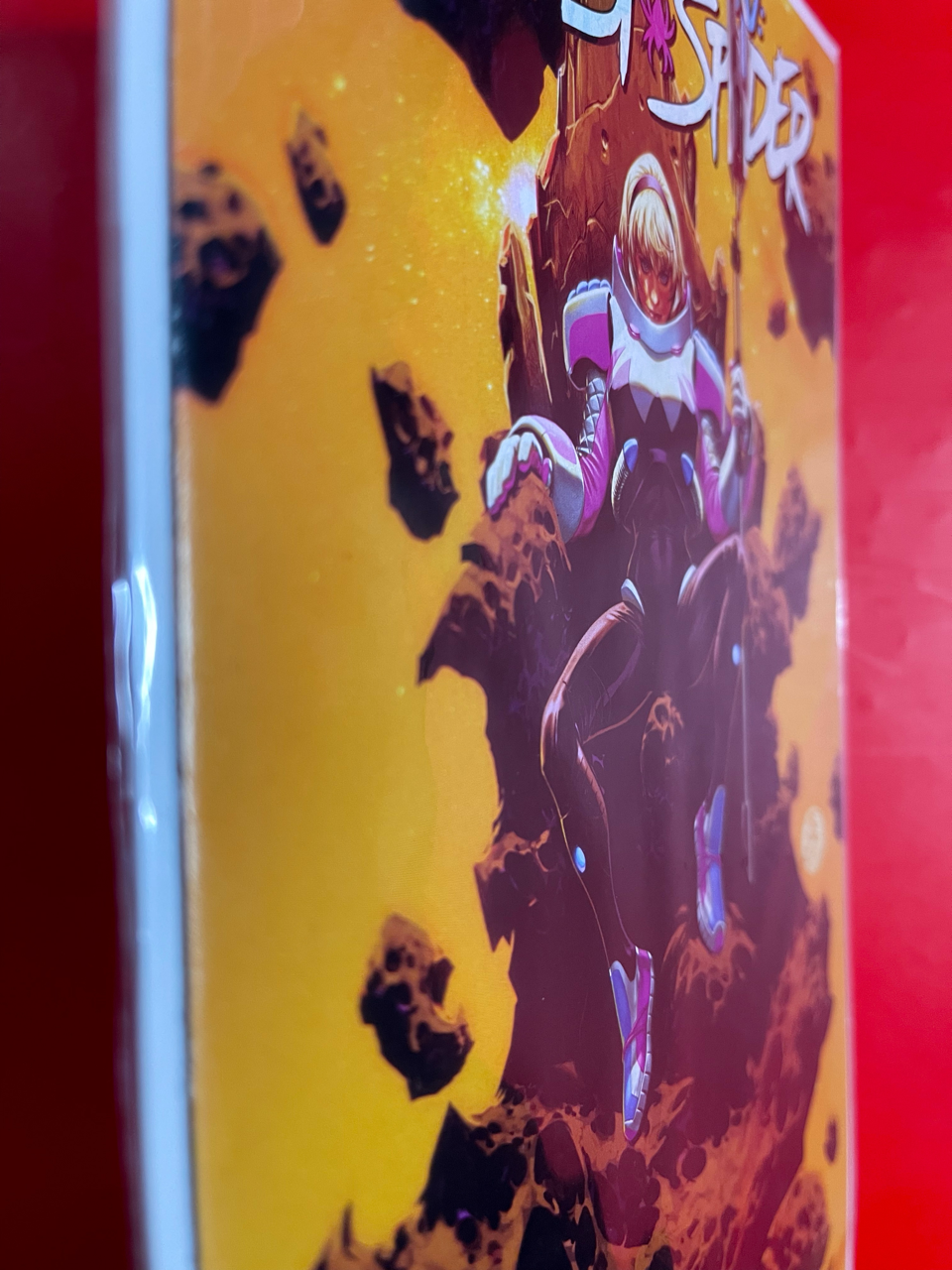 Spine of Spider-Gwen: The Ghost-Spider #14 | Mark Brooks Cover
