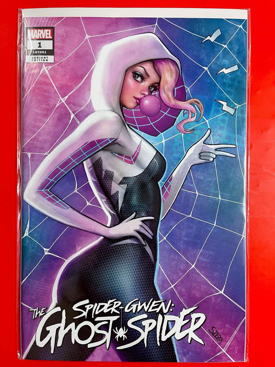 Main Cover of Spider-Gwen: The Ghost-Spider #1 | Nathan Szerdy Cover
