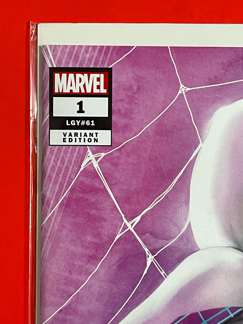 Top left corner of Spider-Gwen: The Ghost-Spider #1 | Nathan Szerdy Cover