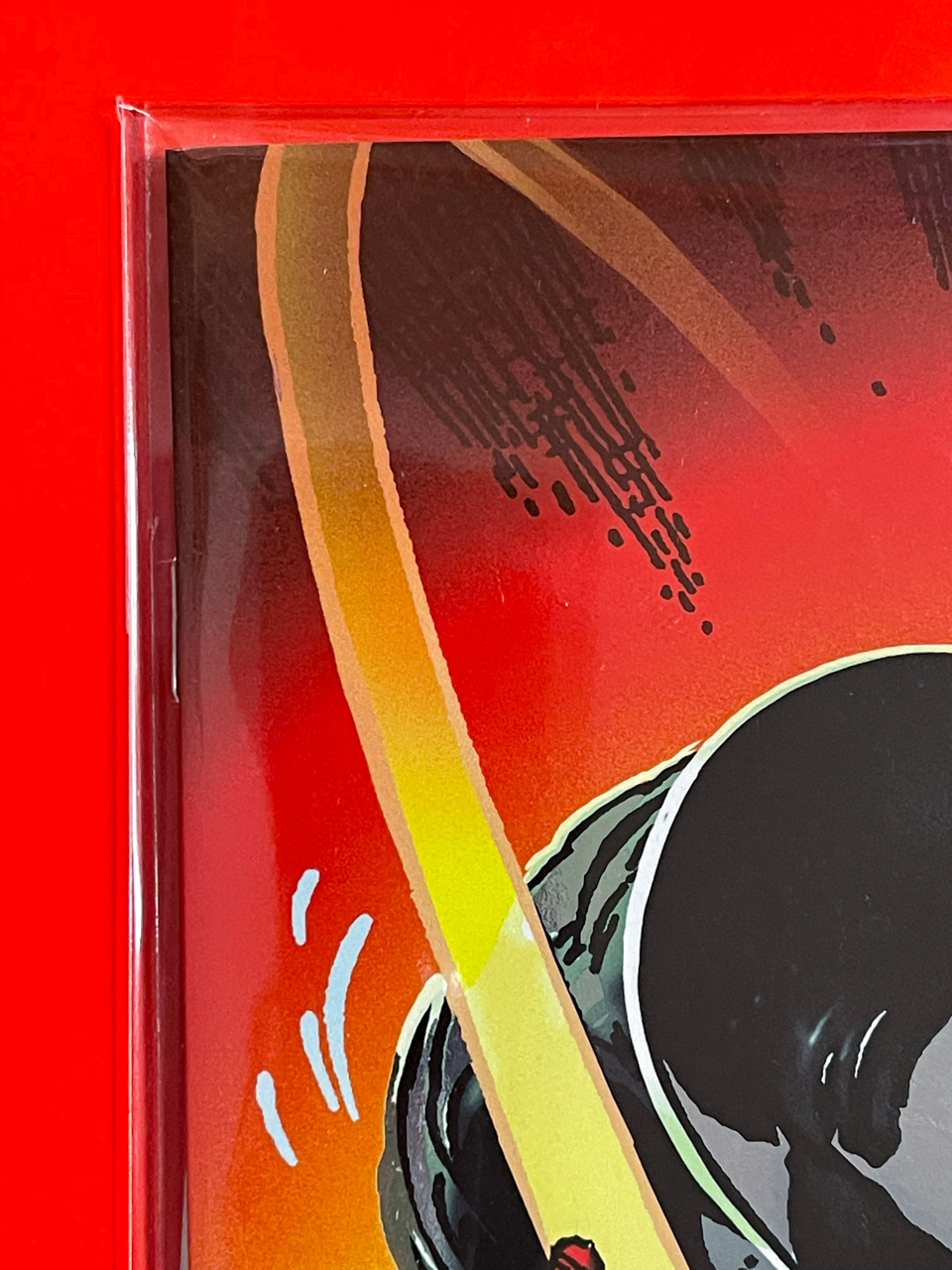 Top left corner of Venom #1 | Todd McFarlane Cover
