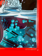 Bottom right corner of Venom #1 | Todd McFarlane Cover