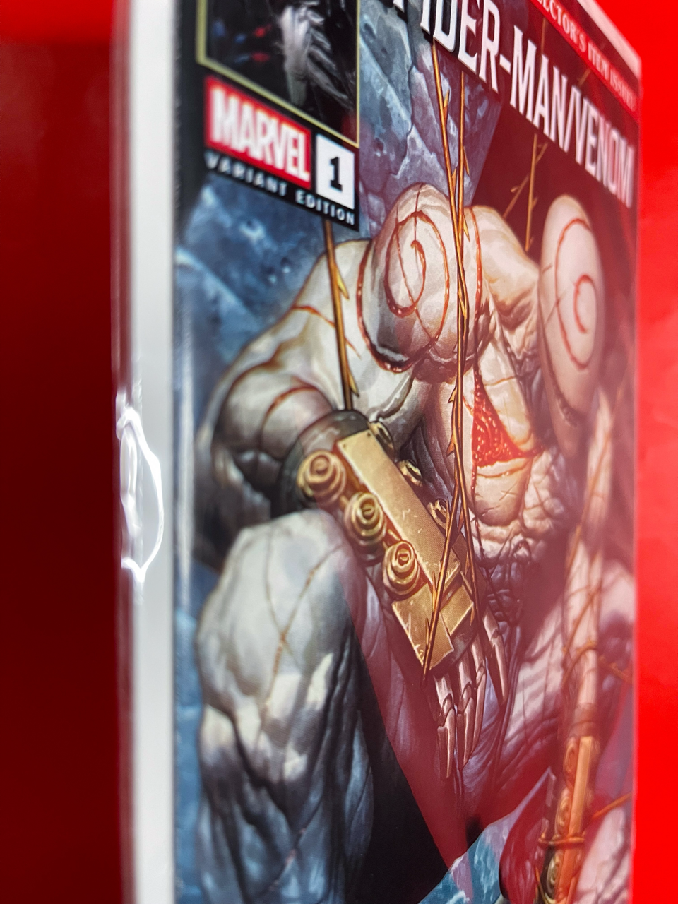 Spine of The Amazing Spider-Man & Venom: Death Spiral #1 | Mico Suayan Cover