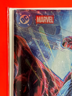 Top left corner of Superman & Spider-Man #1 | John Giang Cover