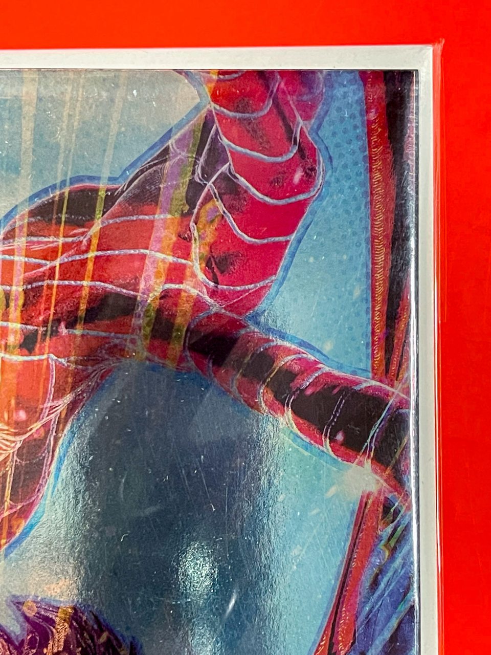 Top right corner of Superman & Spider-Man #1 | John Giang Cover