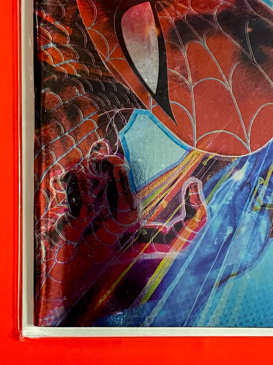 Bottom left corner of Superman & Spider-Man #1 | John Giang Cover