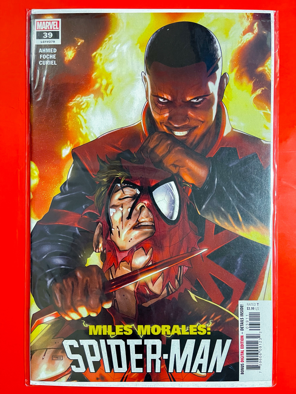 Main Cover of Miles Morales: Spider-Man #39 | Taurin Clarke Cover