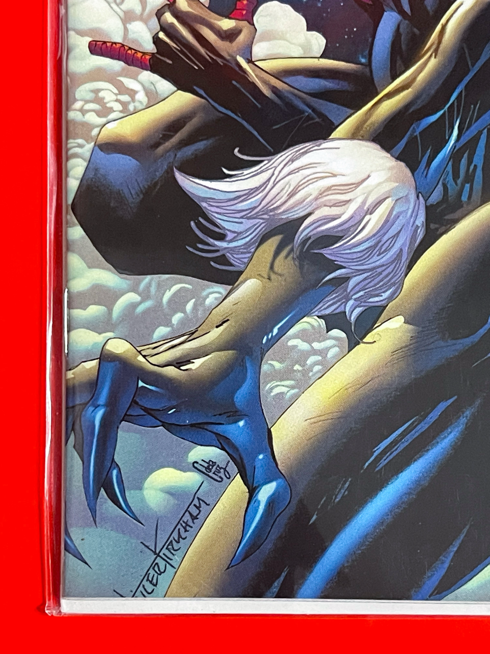 Bottom left corner of Miles Morales: Spider-Man #5 | Tyler Kirkham Cover