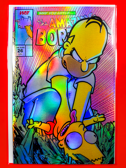 The Amazing Bortman Art Book | Embossed Foil Cover | 50 Copies | Matthew Waite Cover