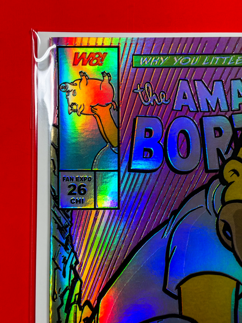 The Amazing Bortman Art Book | Embossed Foil Cover | 50 Copies | Matthew Waite Cover